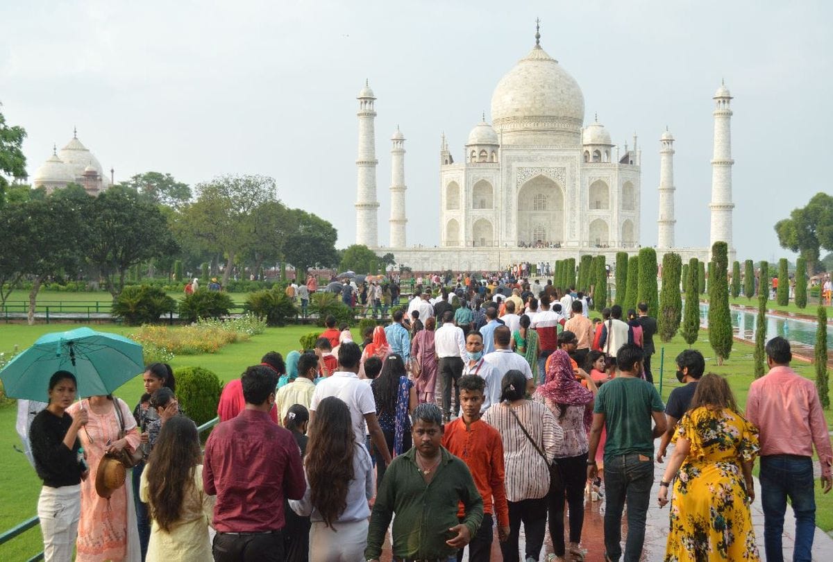 World Tourism Day 2021: world tourism day indian tourists returned to the Taj Mahal