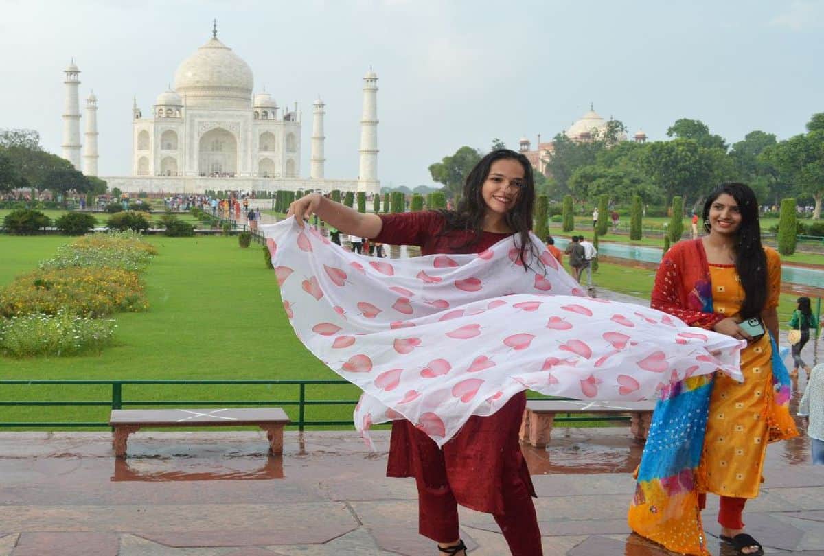 World Tourism Day 2021: world tourism day indian tourists returned to the Taj Mahal
