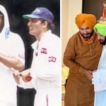 नवजोत सिंह सिद्धू का क्रिकेट टीम के कप्तान मोहम्मद अजहरुद्दीन (बाएं) और कैप्टन अमरिंदर सिंह (दाएं) दोनों के साथ रहा विवाद।