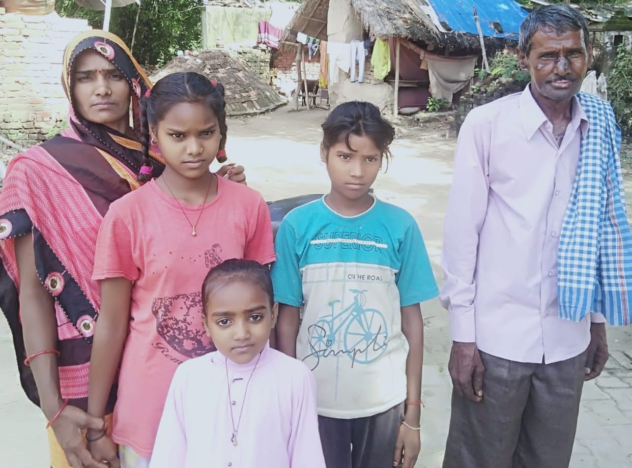 Dalit giving food separately in basic schools