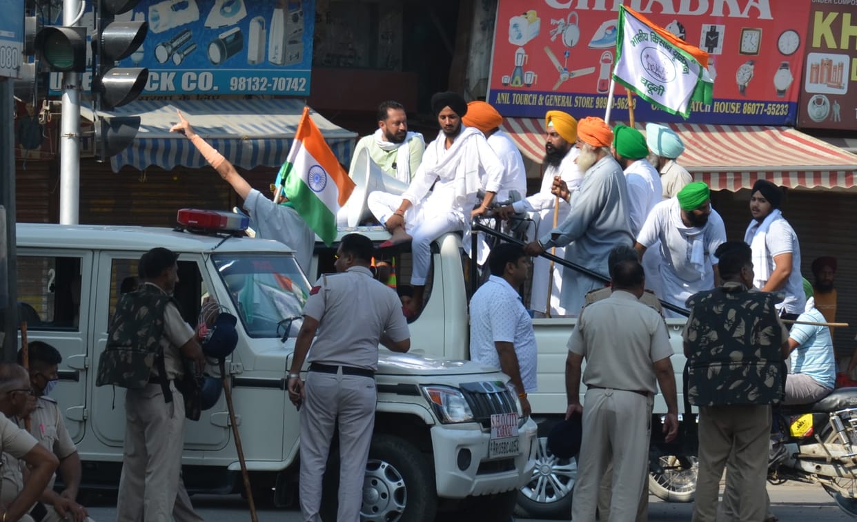 Did not lose 'consciousness' on the anger shown in the farmers