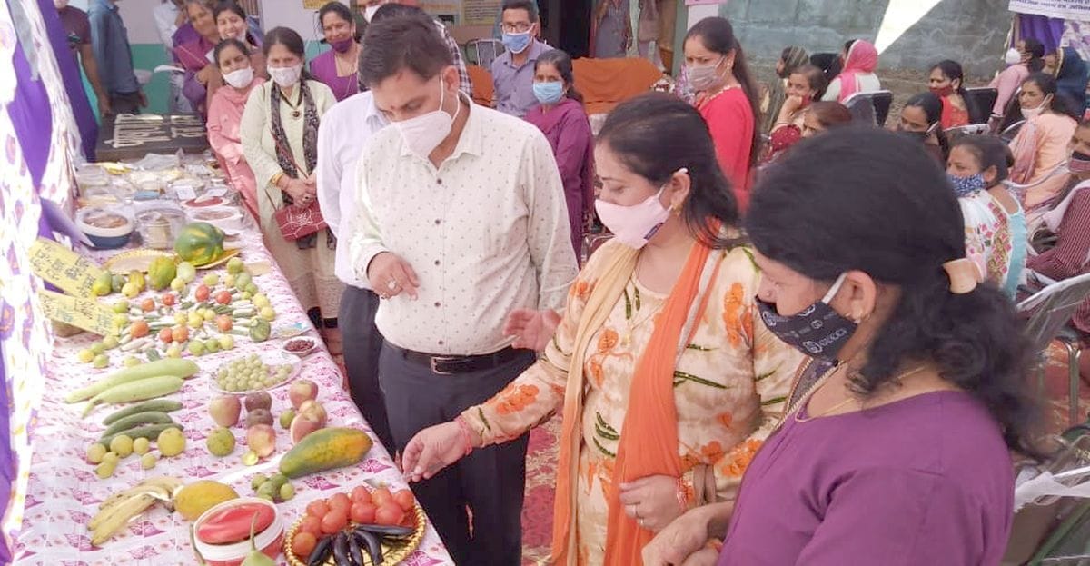 Overview of the exhibition of nutrition diet