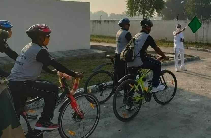 Welcome to BSF's cycle tour in Bawal