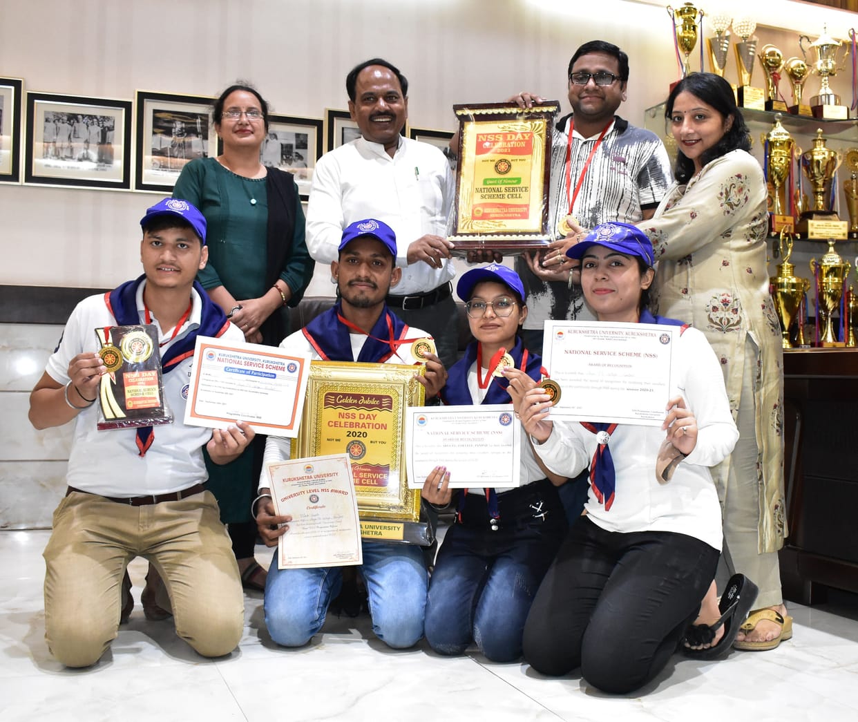 NSS unit of Arya College again got the award