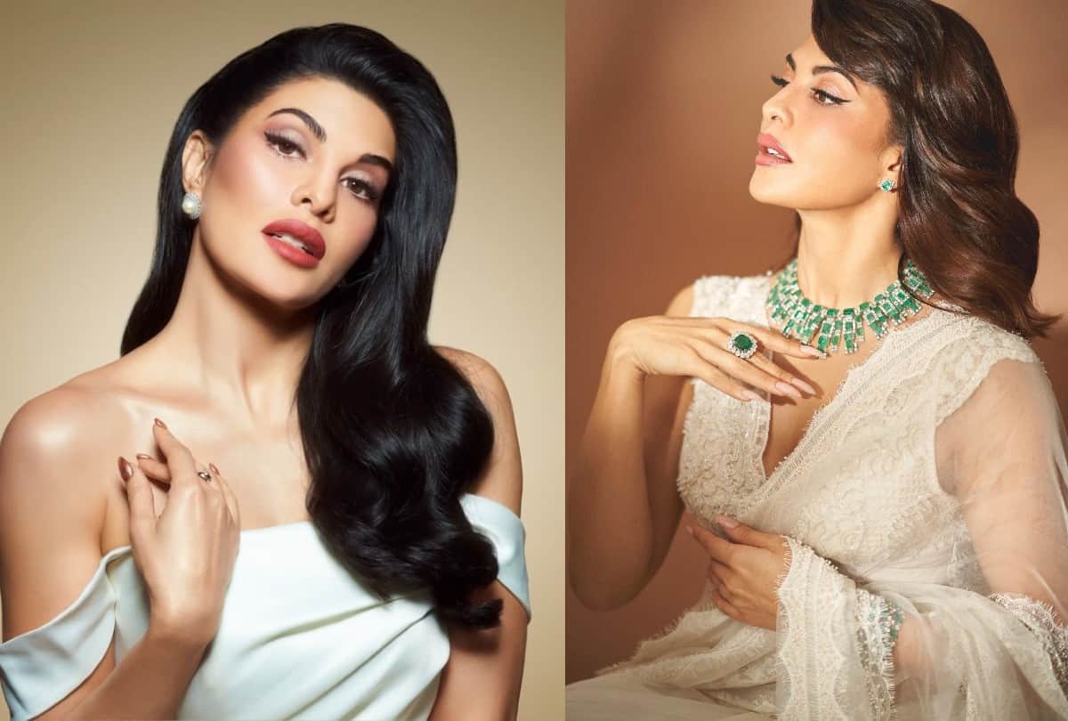 jacqueline fernandez Wear white off White Gown Pics And Cost