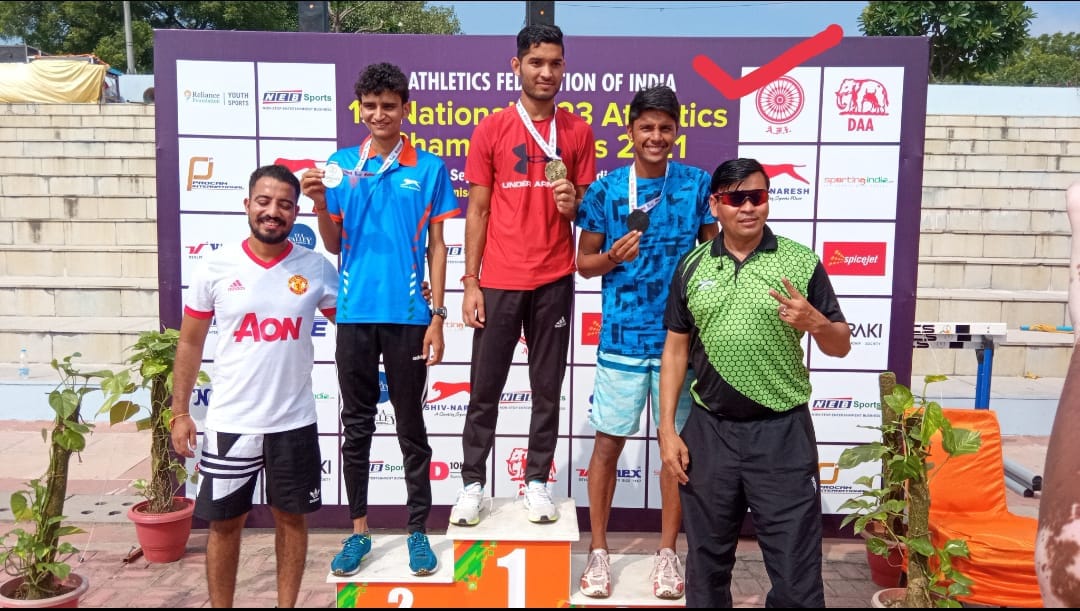 Junaid gets bronze medal in National Athletics Championship