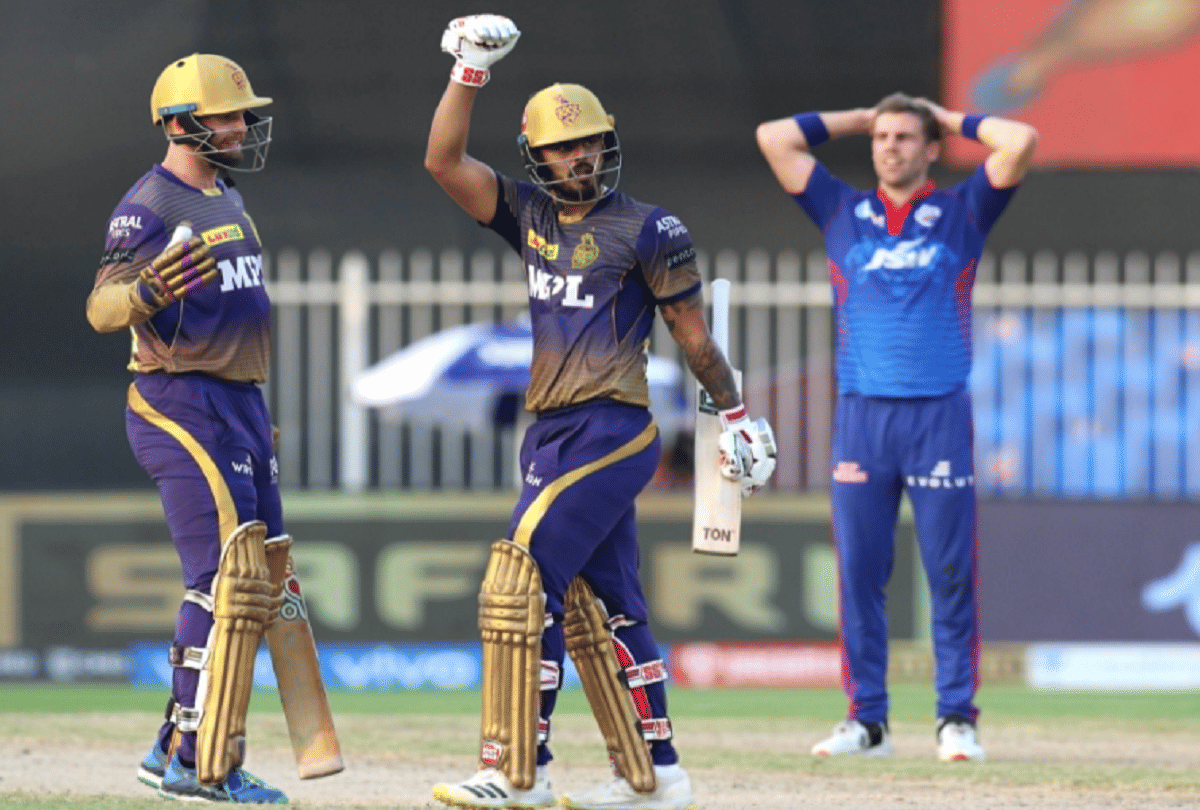 kolkata knight riders vs delhi capitals ipl 2021 live cricket score match today news updates in hindi KKR defeated Delhi capitals by 3 wickets