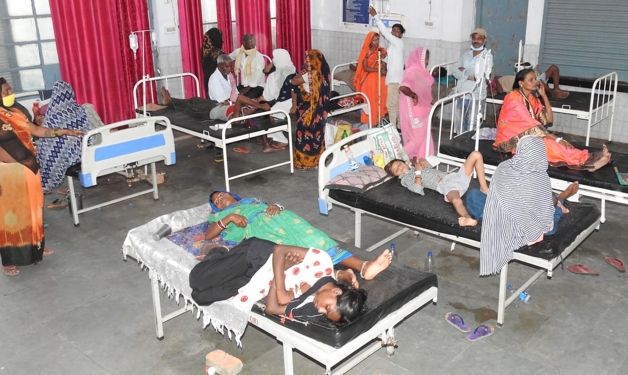Woman and child die due to diarrhea, many people get sick