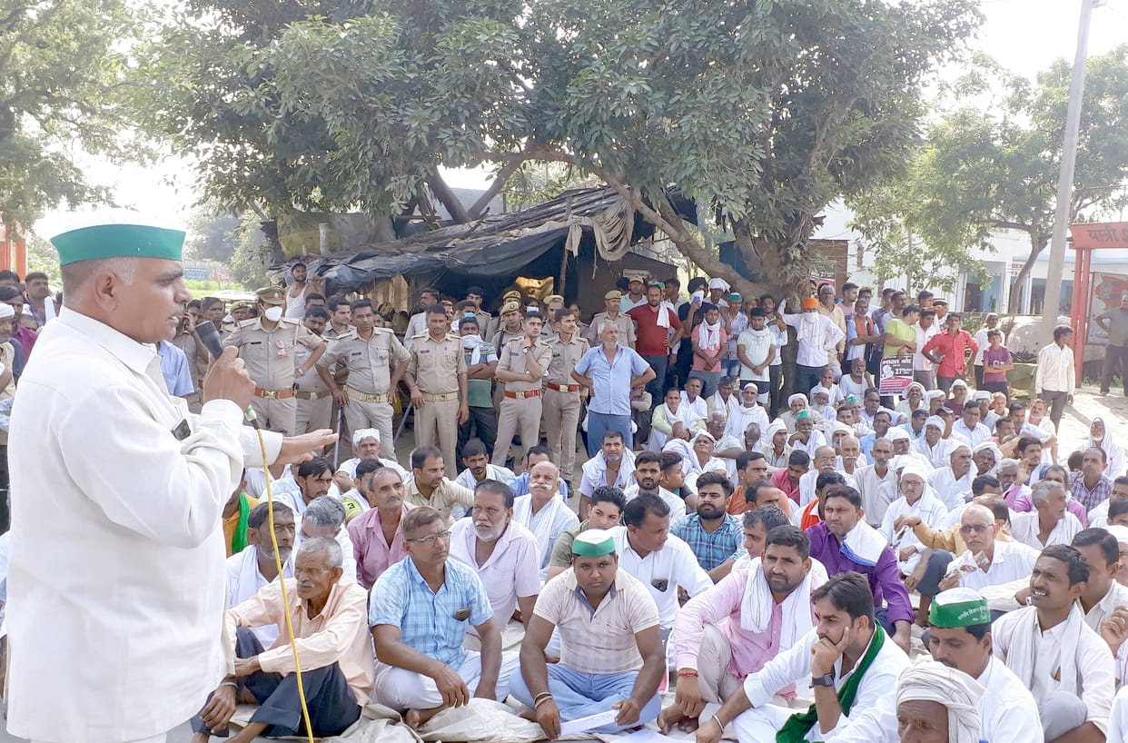 Farmers took to the streets, traffic jams and protests