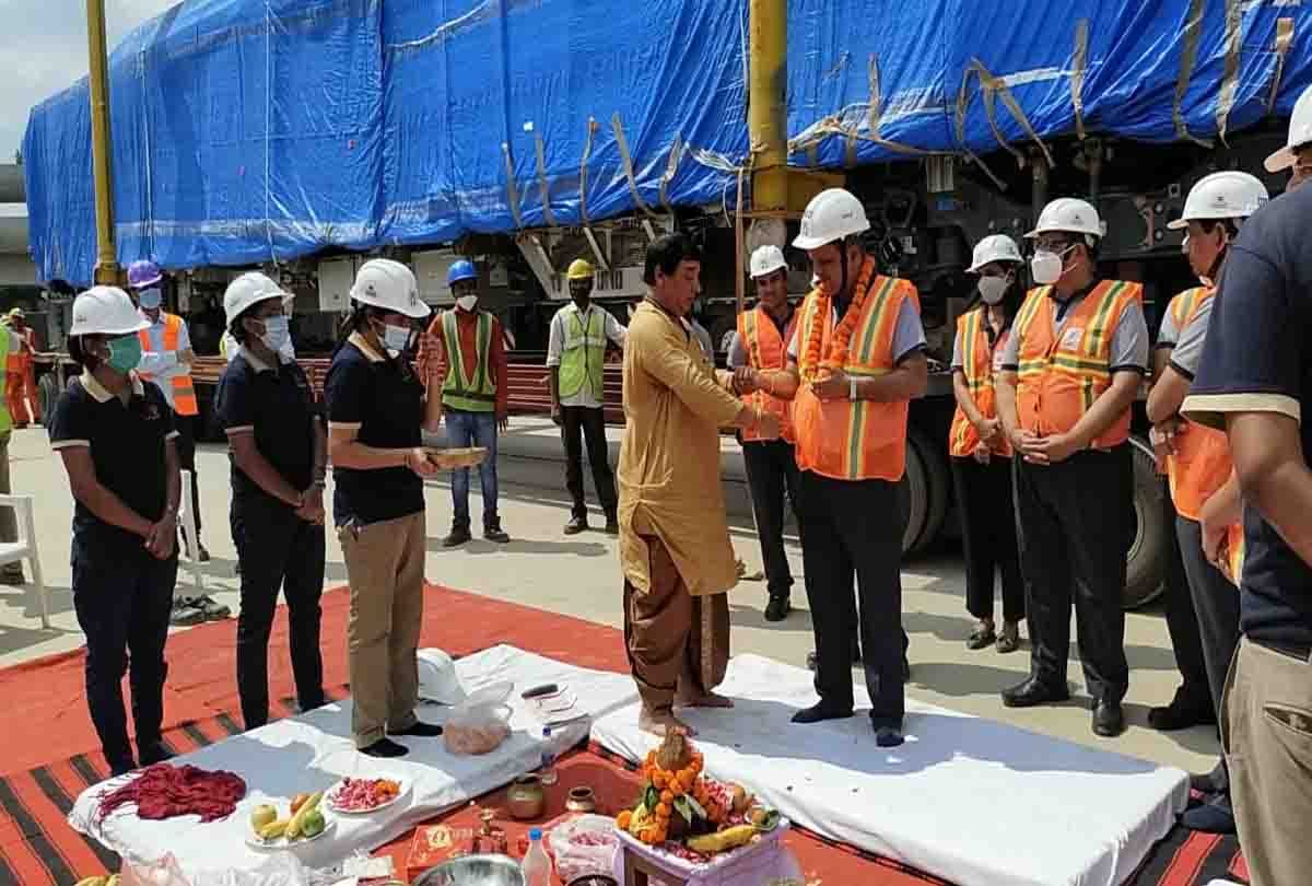 Kanpur's first metro coach on track