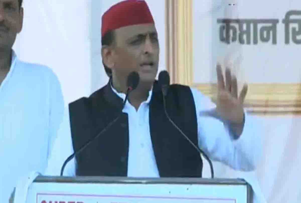 Akhilesh Yadav gave statement against BJP in Kannauj