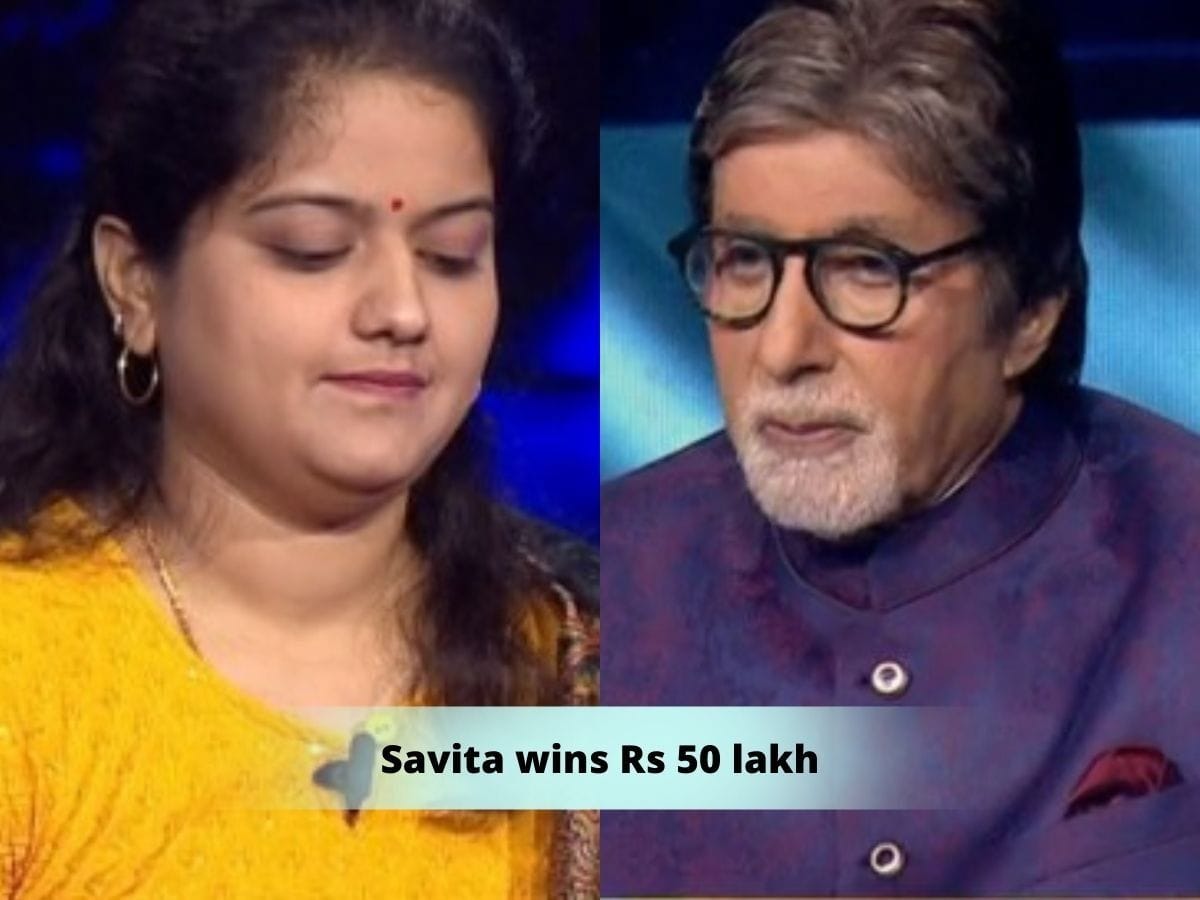 KBC 13: Savita Bhati quits the show at Rs 1 crore question, guesses correct answer afterwards