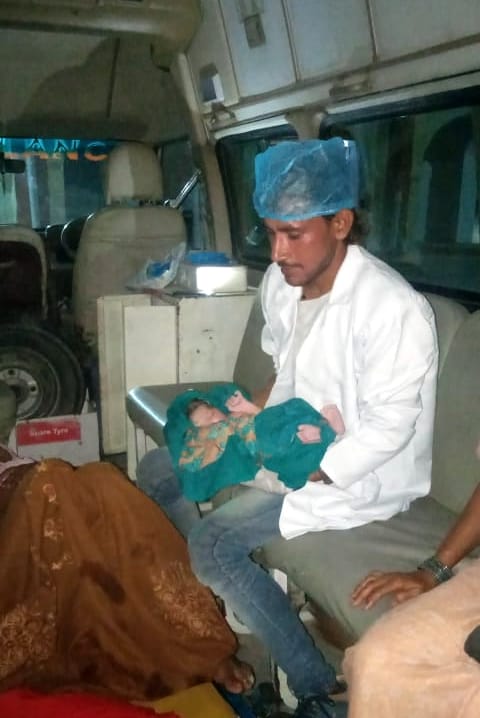 Kilkari echoed in ambulance, woman gave birth to daughter