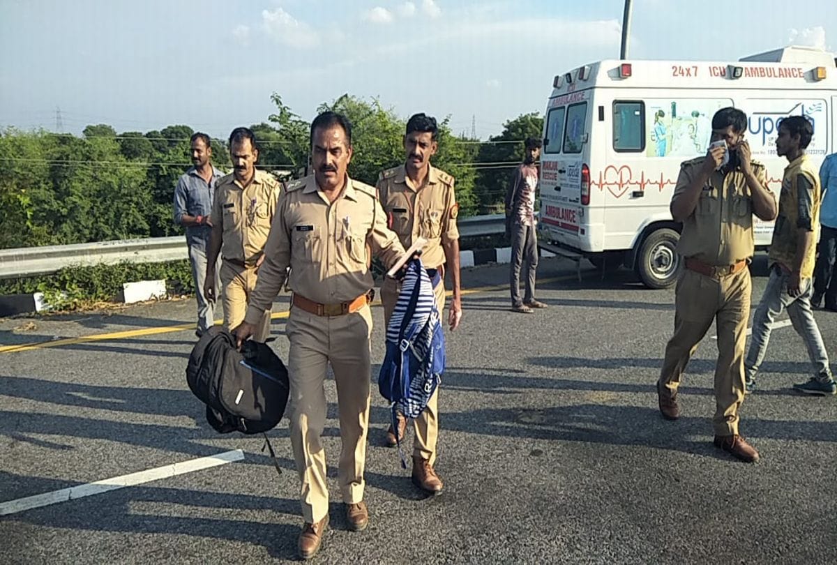 Bike Accident At Agra Lucknow Express Way Two Youth Died