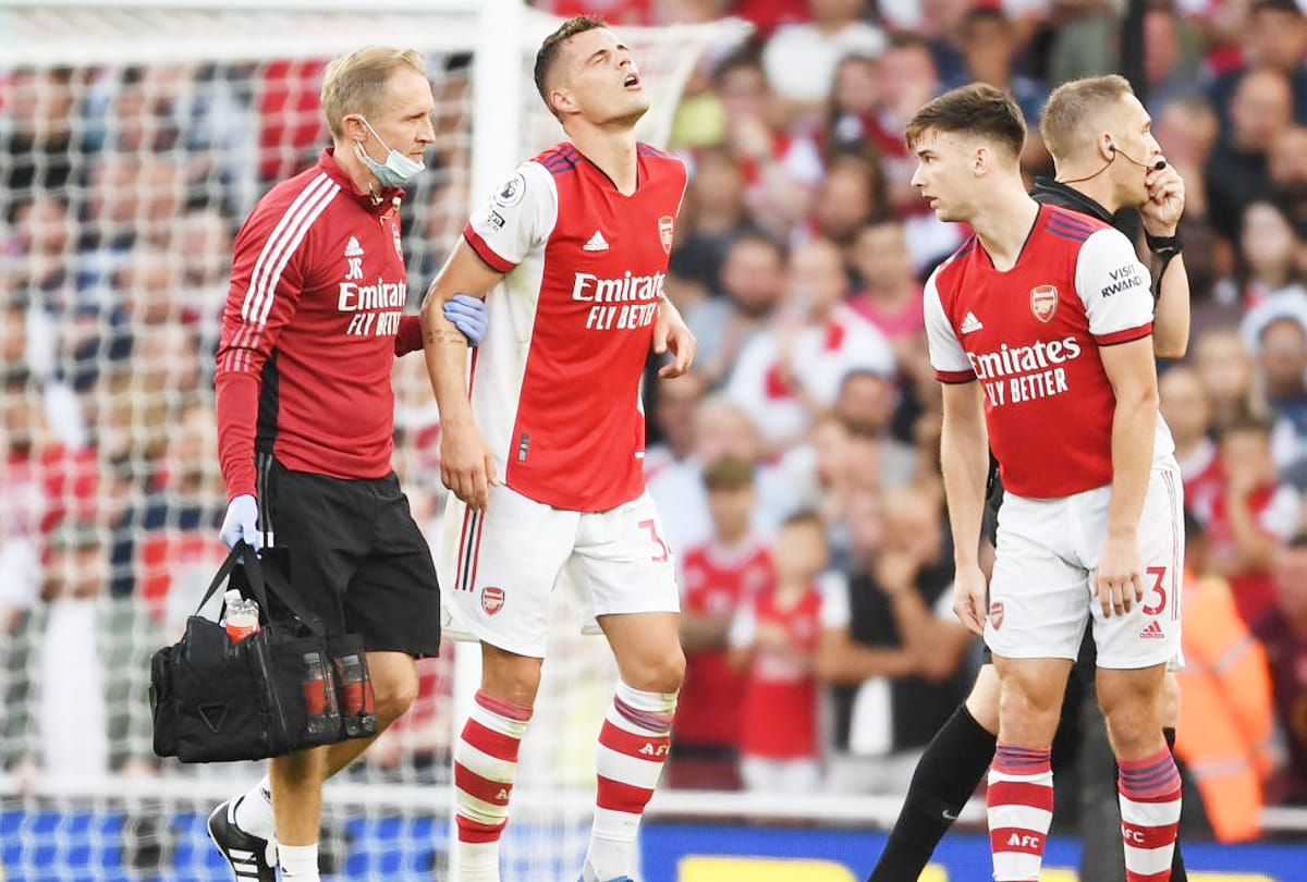 Premier League: Arsenal's Granit Xhaka Ruled Out For Three Months after knee injury| Swiss midfielder