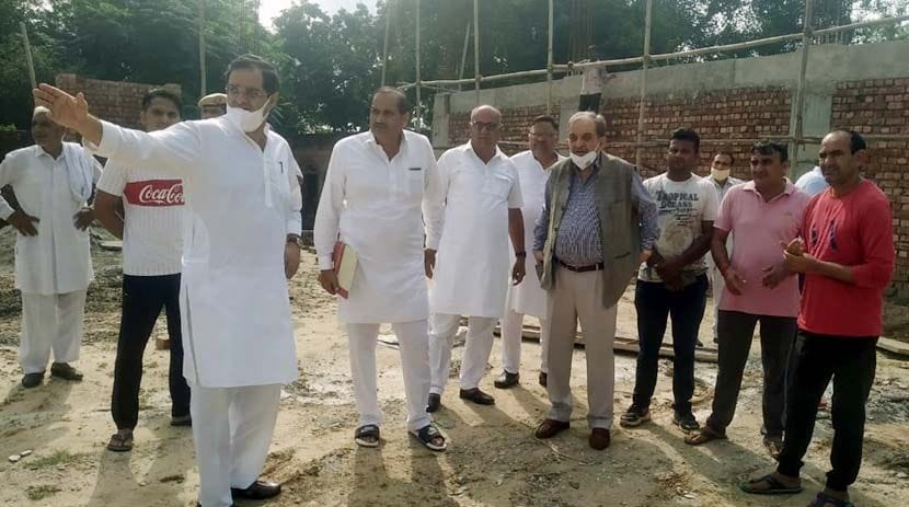 mp visit to devlopmenet work
