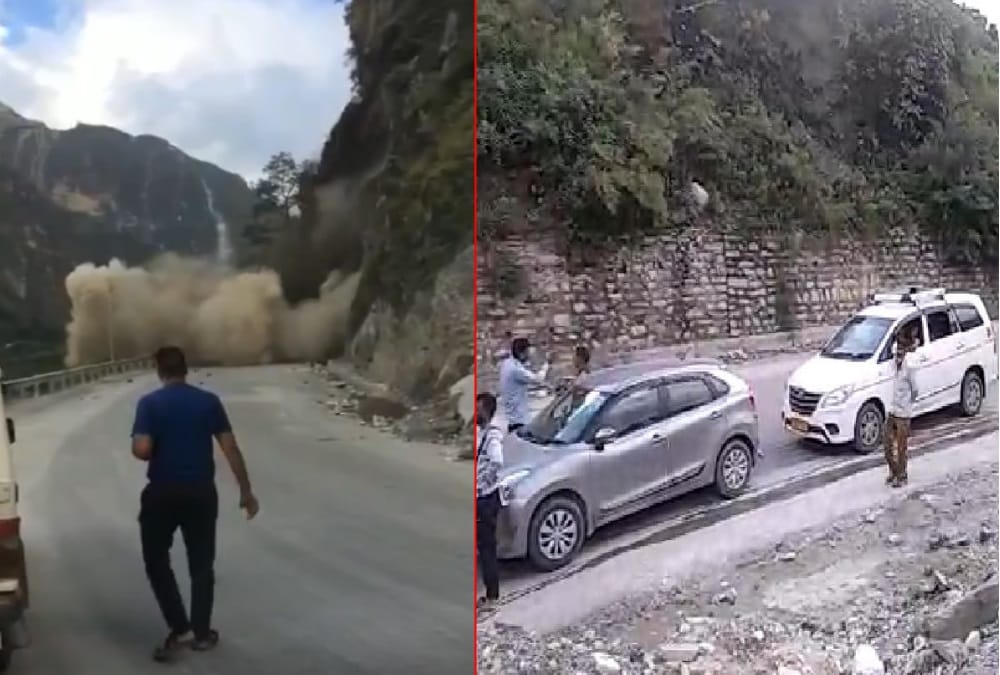 Chardham Yatra 2021: Landslide on Badrinath Highway and Many Pilgrims Stuck on Road photos