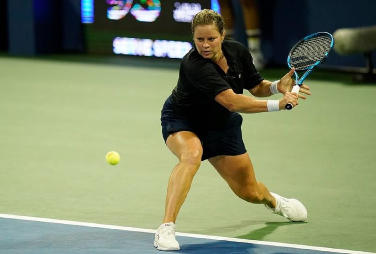 Chicago Tennis Classic 2021 Belgium tennis star Kim Clijsters lose match did not dare returned tennis court last year 2020