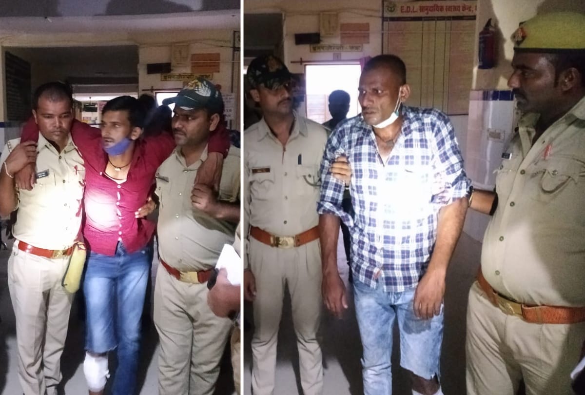 Two miscreants injured in police encounter arrested and soldier got shot in maharajganj