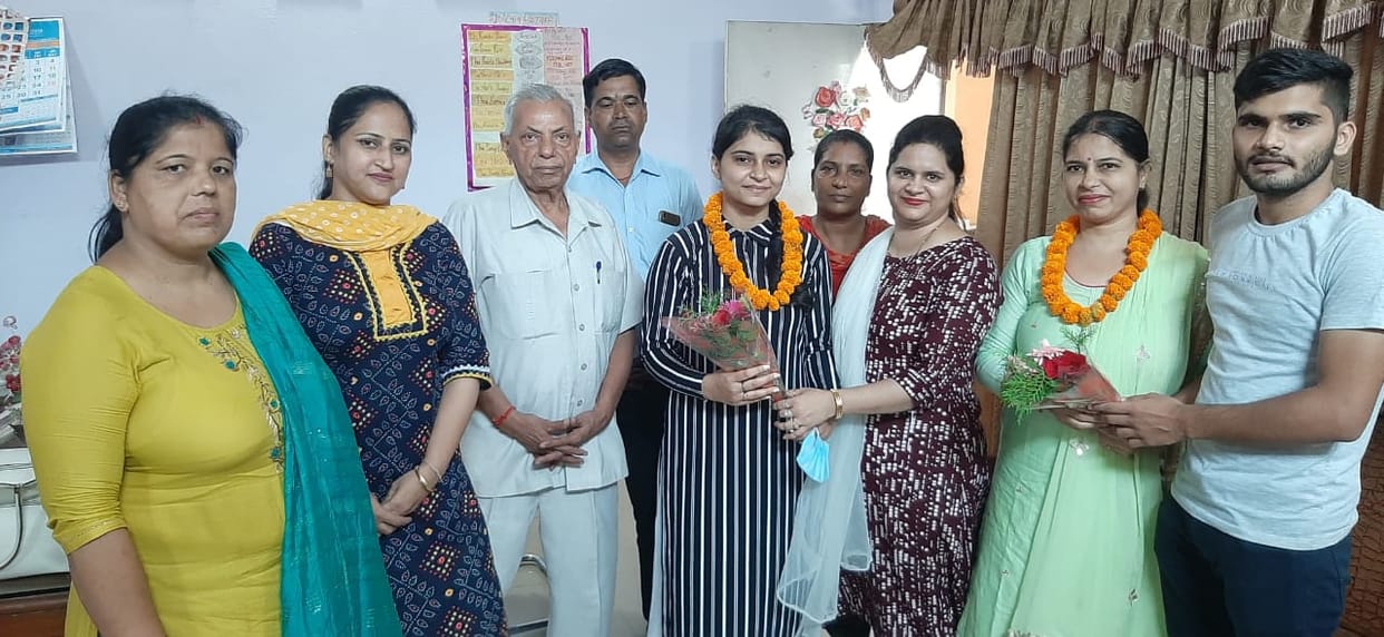 Shweta Kamboj honored for clearing UPSC exam, Yamunanagar