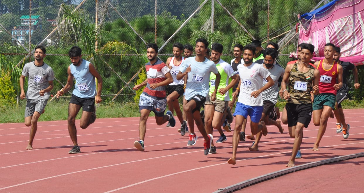 Youth ran on synthetic track to become forest guard