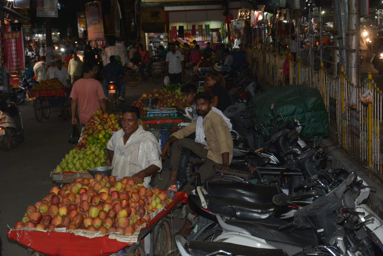 Somewhere toilets were built and somewhere the vendors took possession