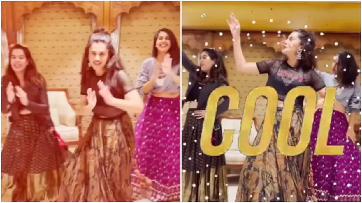 Taapsee Pannu shared a video in which she is dancing to Ghani Cool Chori with her sisters Shagun Pannu and Evania Pannu