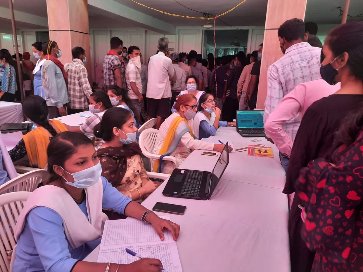 In 103 hours, 20 thousand people were vaccinated, Yamunanagar