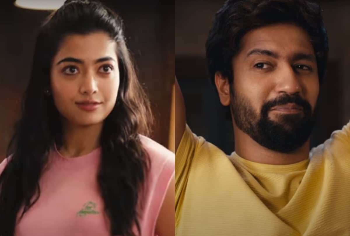 rashmika mandanna shoot for mens wear brand vicky kaushal is a also part of new campaign