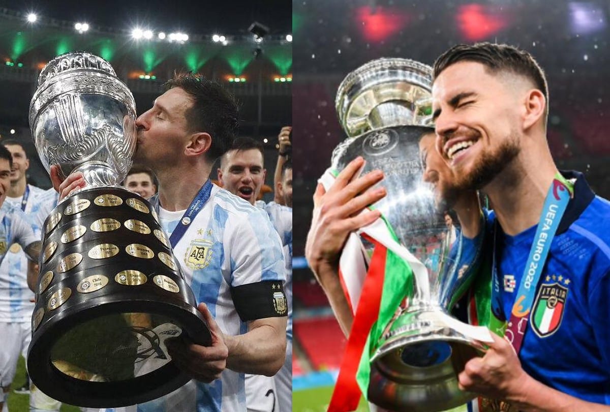 Euro 2020 Champion Italy will face Caopa America winner Argentina in june 2022