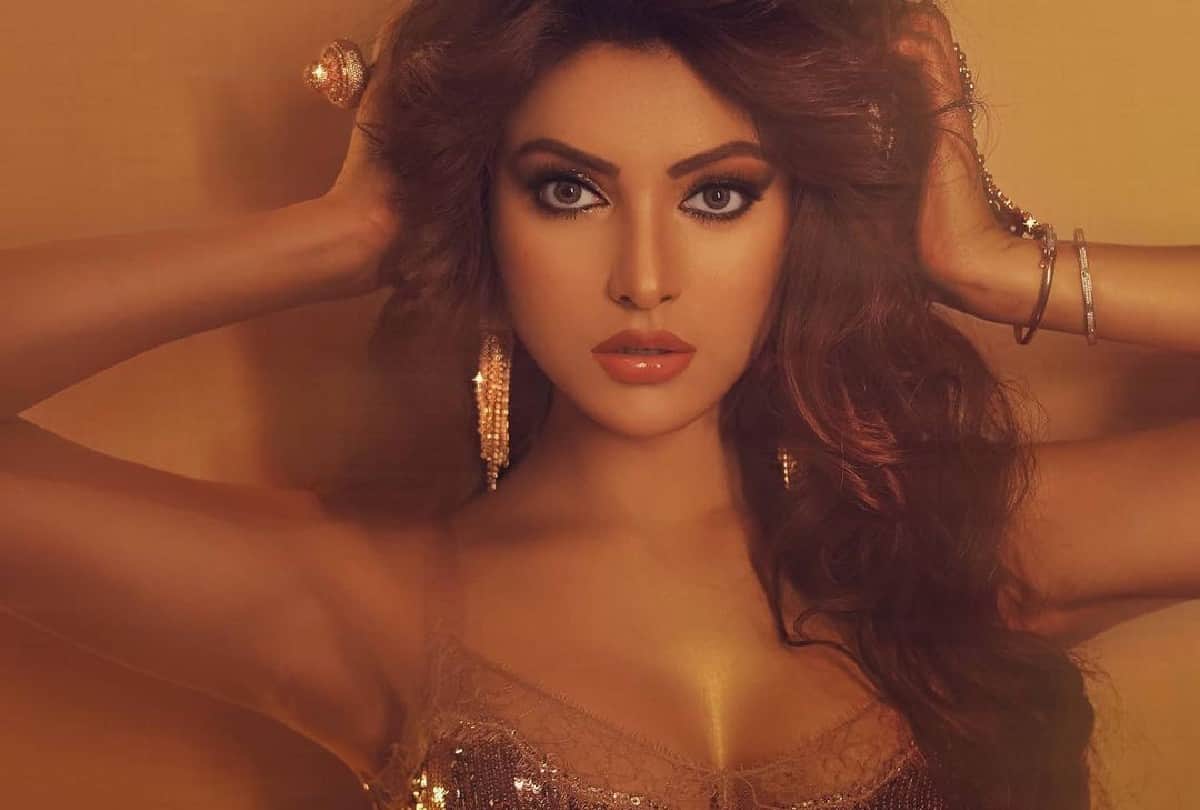 urvashi Rautela Bold Photoshoot in Golden Gown