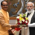 शिवराज सिंह की पीएम मोदी से मुलाकात (फाइल फोटो )