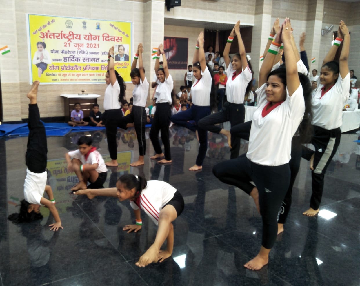 610 students of 182 schools will show physical arts, will give message to the people, stay healthy with yoga