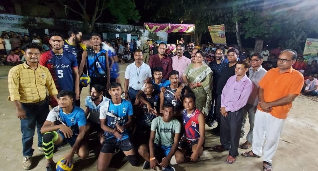 Vollyball tournament in Khatima.