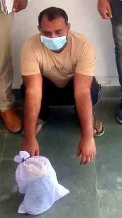 with one kg opium recover in truck