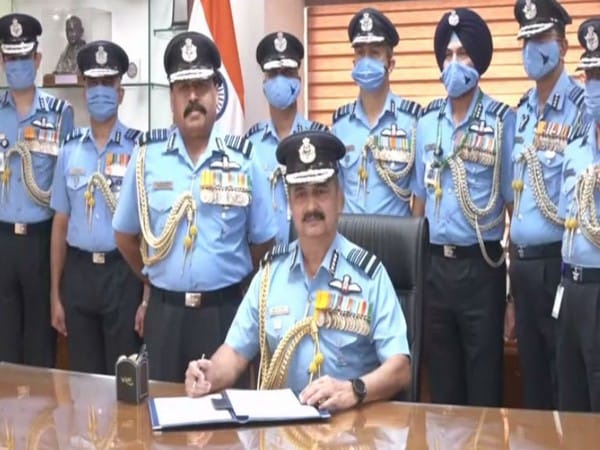 Air chief marshal Vivek ram chaudhary takes charge from R.k.s bhadauria as the new Indian air force chief