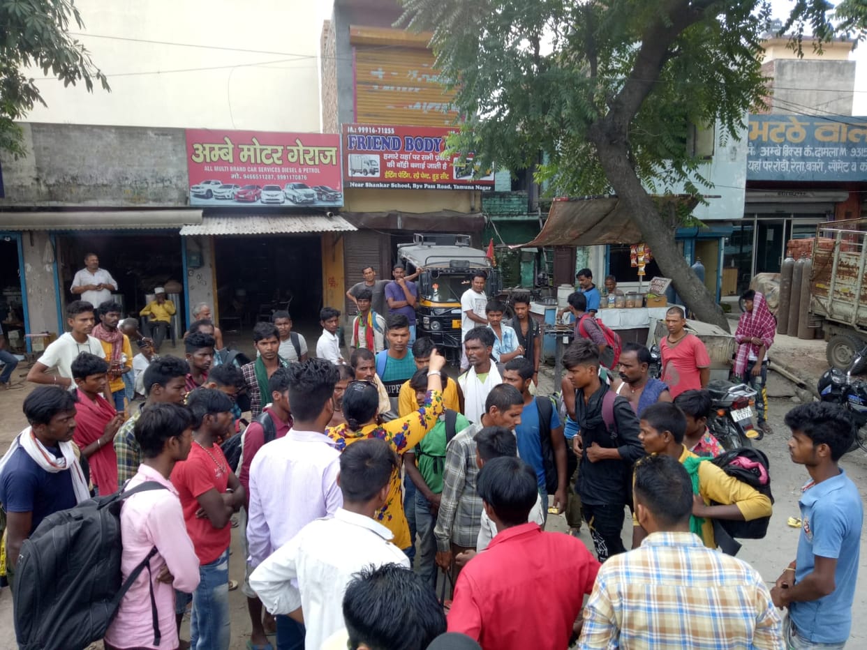 Bus driver left on the way, the passengers created a ruckus, Yamunanagar