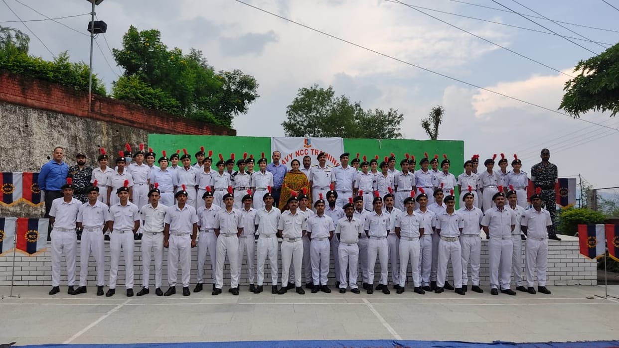 NCC Navy Wing's annual training camp begins in Bilaspur