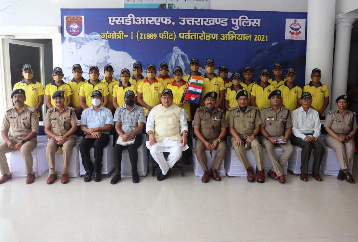 uttarakhand news: SDRF jawans conquered Gangotri-1