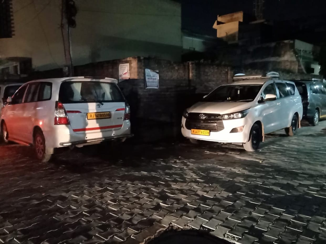 GST department team raid on construction company's office