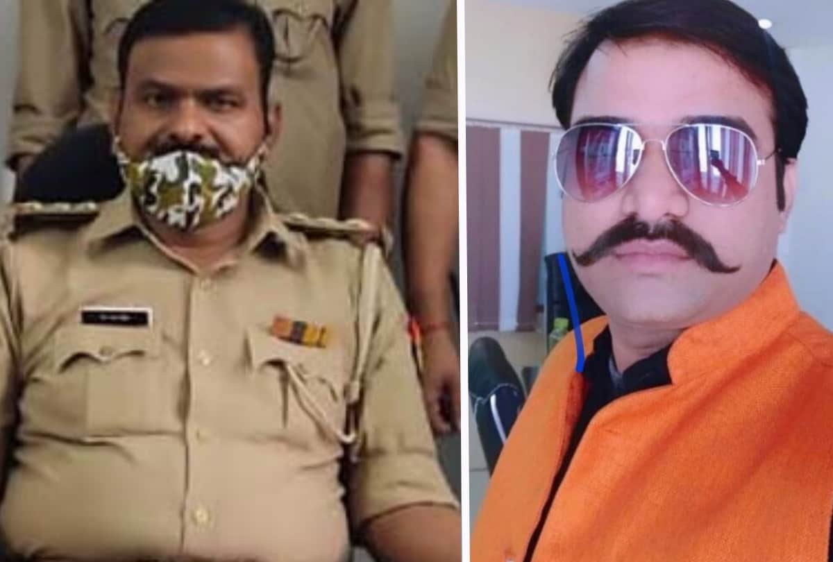 Manish murder case accused Inspector jn singh and inspector akshay mishra  spent night in Gorakhpur jail