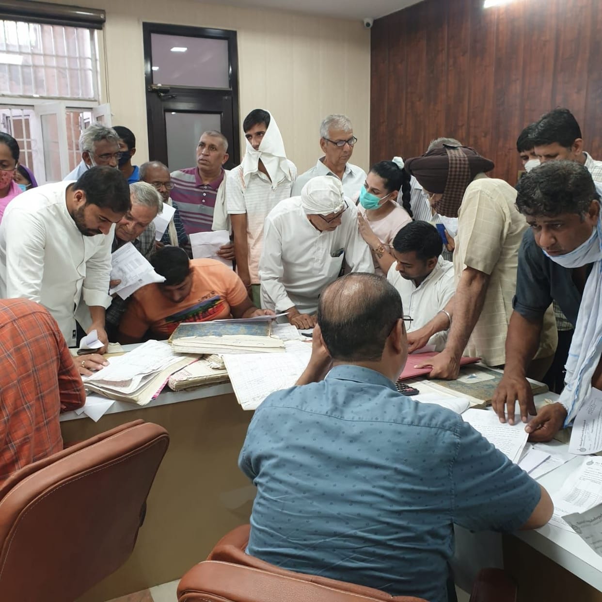 Paid ten and a half thousand property tax, then pasted a notice of Rs 1400 on the house
