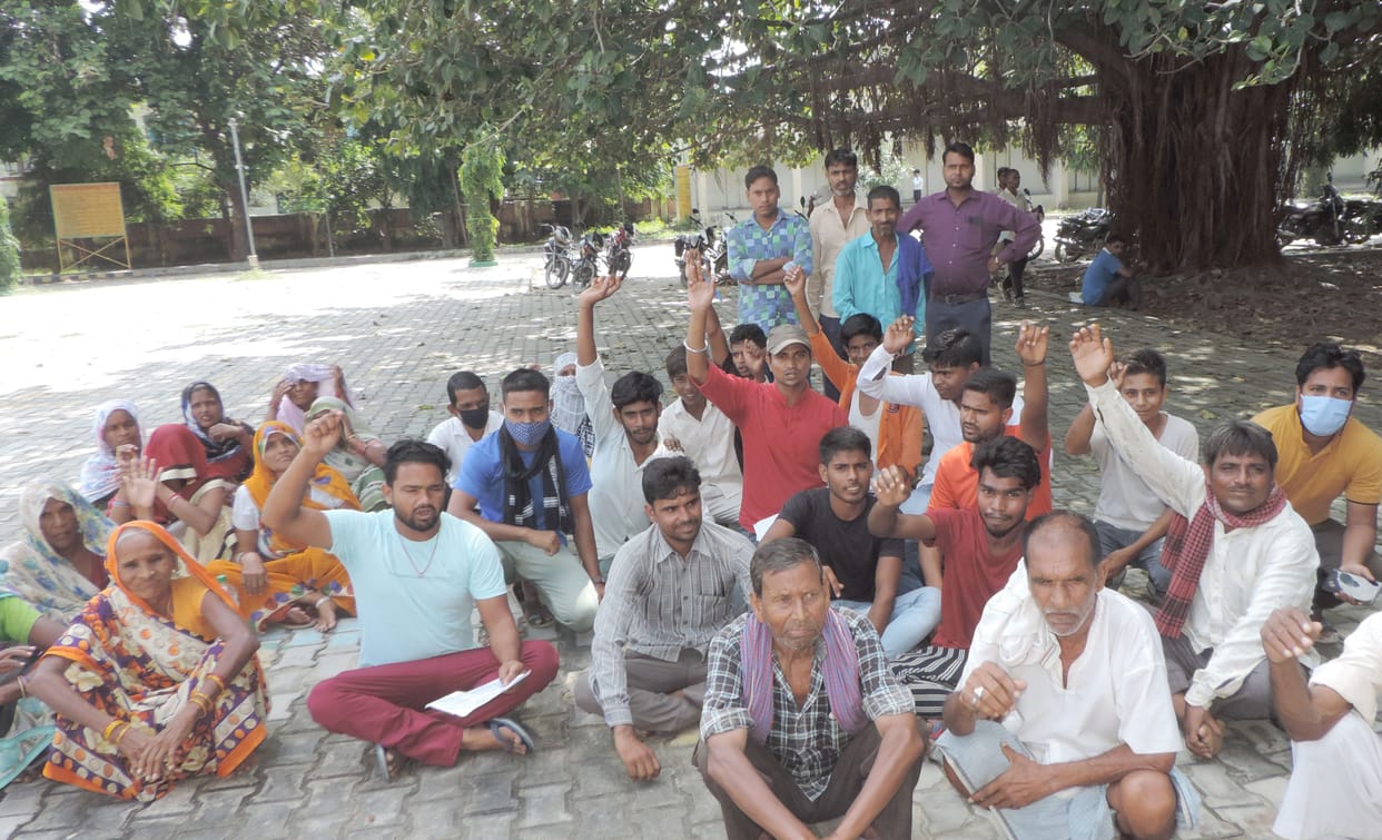 Fear of diseases due to dirty water of milk plant