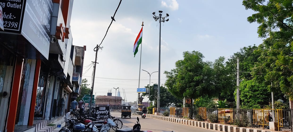Tiranga on Rani Talab after ten days