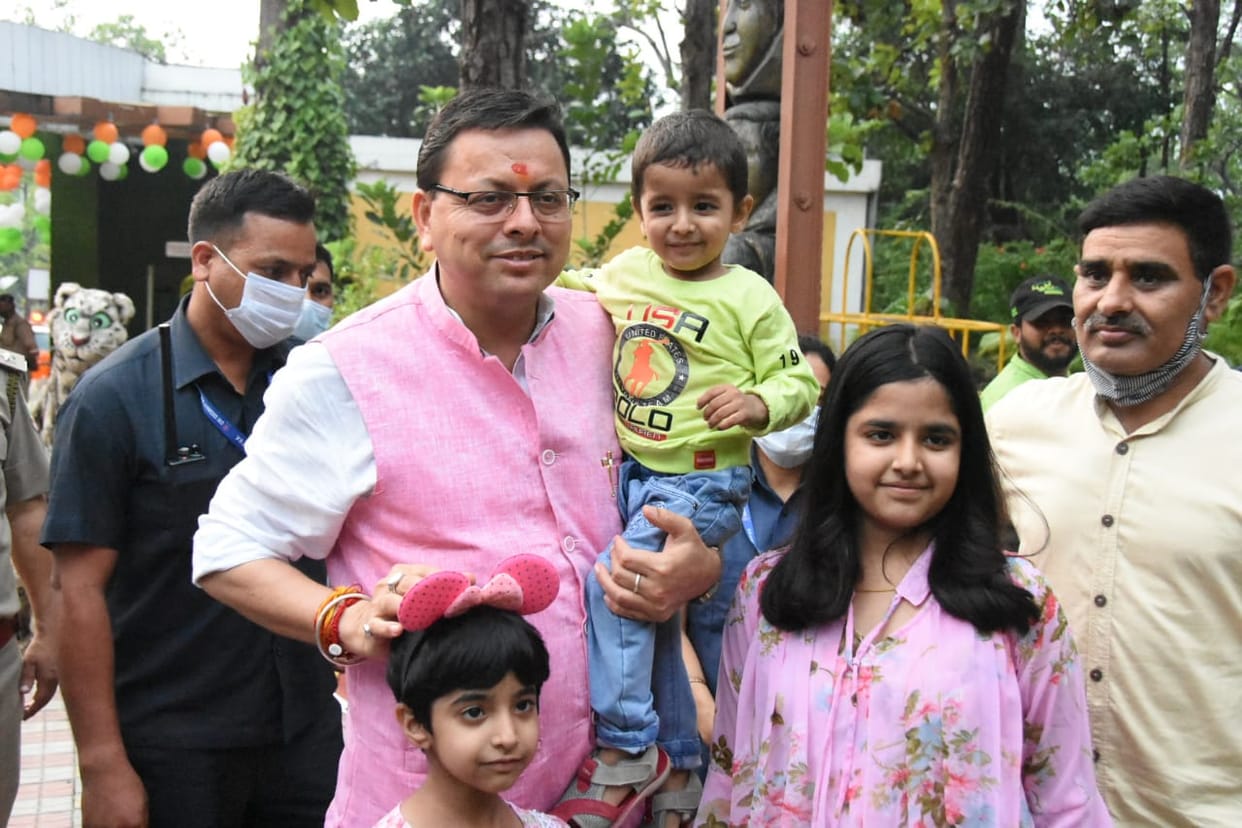 Uttarakhand news: CM Pushkar Singh Dhami Announces for Free entry of children up to 18 years of age in all wildlife sanctuaries and zoos