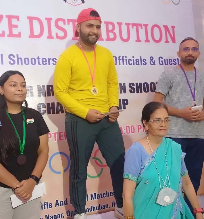 Medals won in First Sniper Shooting Championship