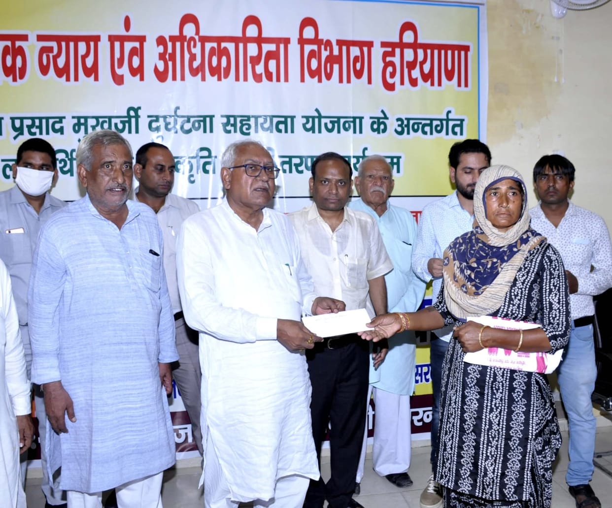 Approval letter distributed to 97 beneficiaries of Dr. Mukherjee Scheme