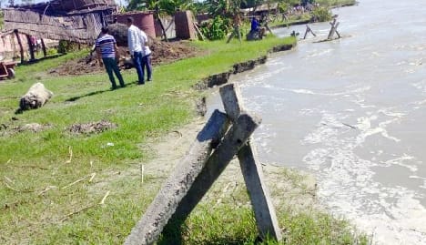 Villagers troubled by erosion are looking for a safe place