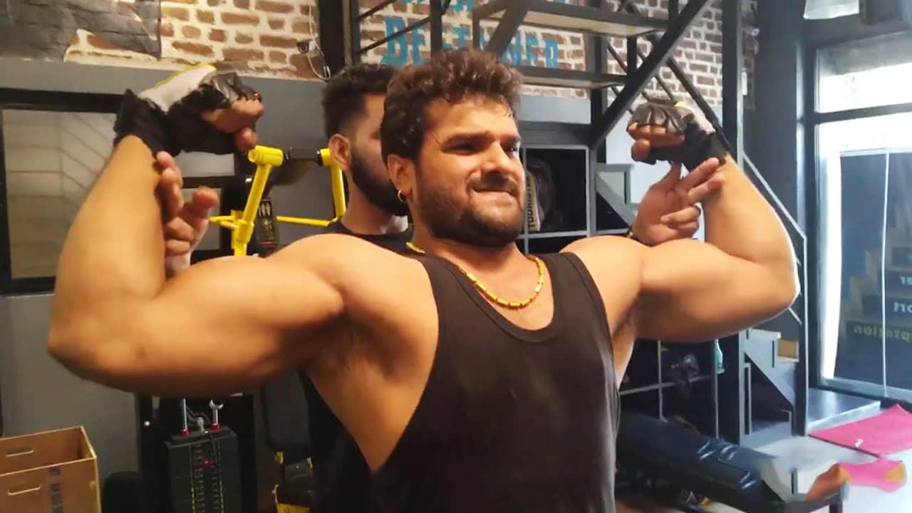 bhojpuri actor khesari lal yadav fitness and work out  secrets