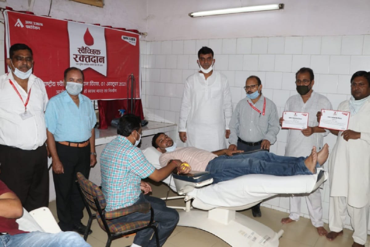 National Voluntary Blood Donation Day 2021: Blood Donation camp by Amar Ujala Foundation in Saharanpur, Muzaffarnagar, Baghpat and Bijnor and see photos